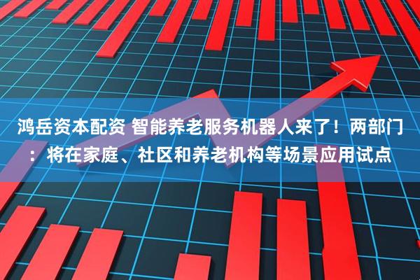 鸿岳资本配资 智能养老服务机器人来了！两部门：将在家庭、社区和养老机构等场景应用试点