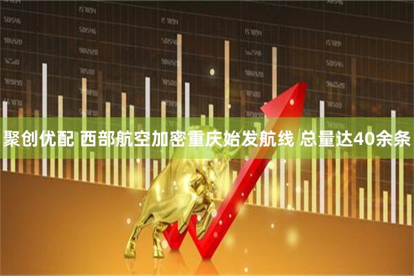 聚创优配 西部航空加密重庆始发航线 总量达40余条